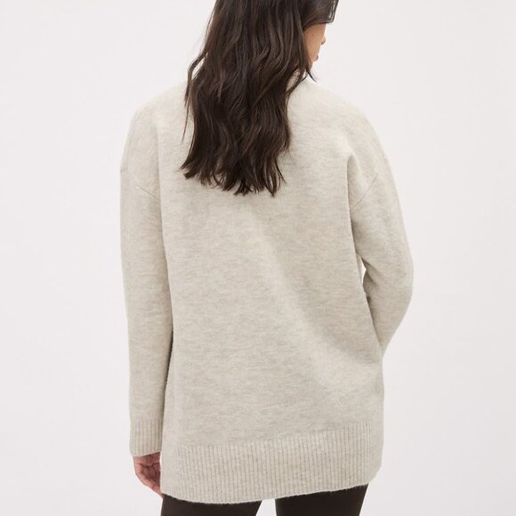 BNWT RW & CO Long-Sleeve Spongy Open Cardigan, Light moonbeam mix - Picture 3 of 6